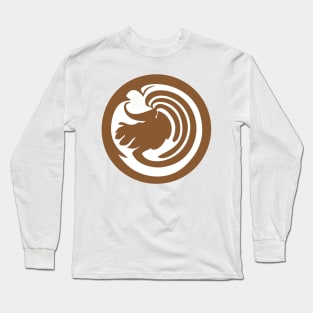 the latte coffee art Long Sleeve T-Shirt